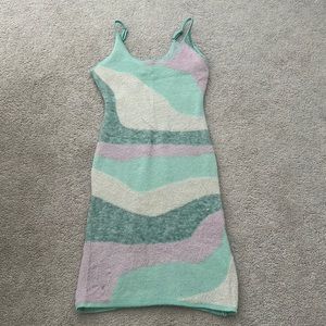 Fuzzy Dress with Cute Cut Out Back Details in a size Small….